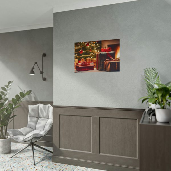 101870-4.jpg Christmas Gifts Fireplace Poster