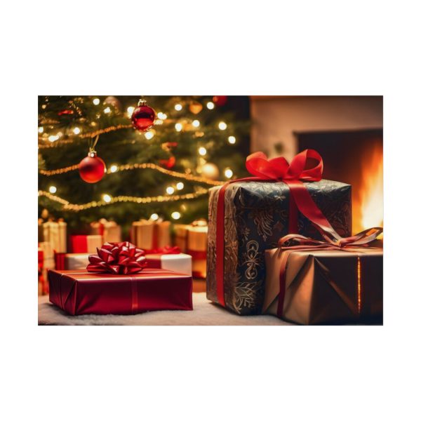 101870.jpg Christmas Gifts Fireplace Poster