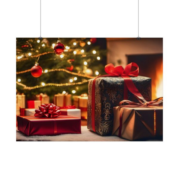 101871-1.jpg Christmas Gifts Fireplace Poster