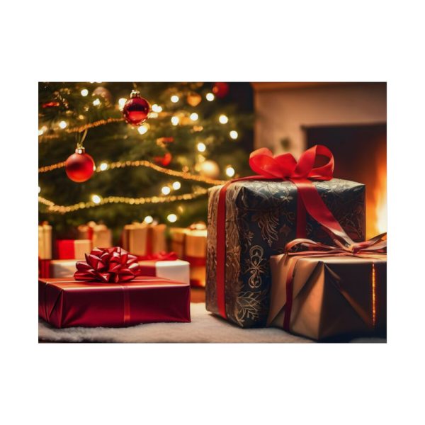 101872.jpg Christmas Gifts Fireplace Poster