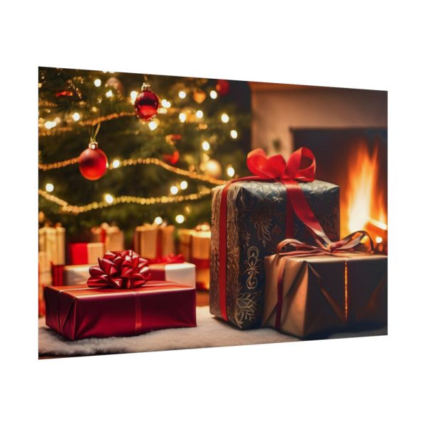 101873-2.jpg Christmas Gifts Fireplace Poster