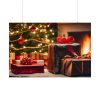 101874-1.jpg Christmas Gifts Fireplace Poster