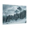 101874-17.jpg Car in Mountain Landscape With Snowy Trees Poster