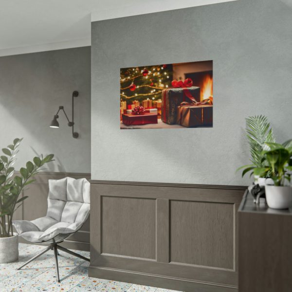 101874-4.jpg Christmas Gifts Fireplace Poster