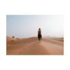 101875-145.jpg Woman Walking on Sandy Deserts Poster