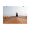 101875-146.jpg Woman Walking on Sandy Deserts Poster