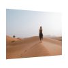 101875-147.jpg Woman Walking on Sandy Deserts Poster