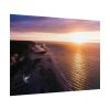 Sunset Over an Ocean Cliff Poster