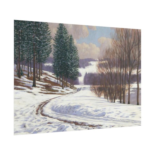 101875-17.jpg Winter Country Vintage Nature by Viktor Olgyai Poster