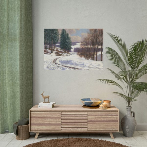 101875-18.jpg Winter Country Vintage Nature by Viktor Olgyai Poster