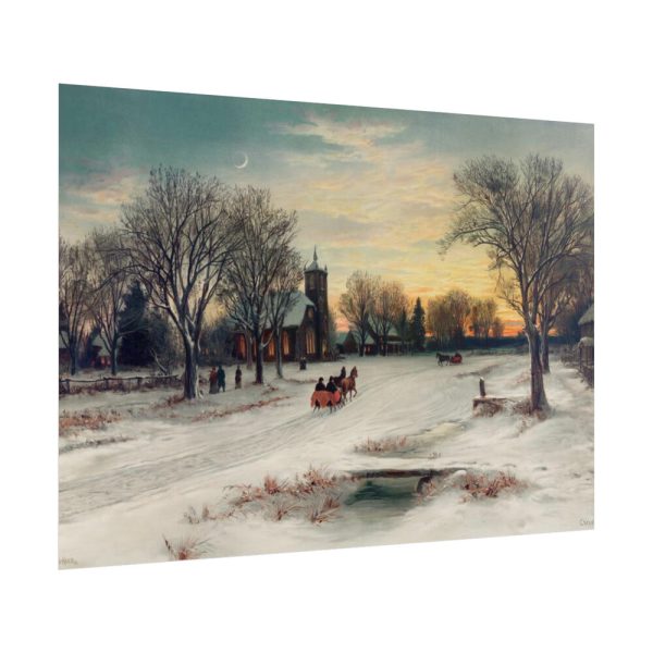 Christmas Eve by W. C. Bauer Poster