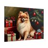101875-207.jpg Pomeranian Vintage Christmas Poster