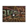 101875-210.jpg Winter Town Urban Christmas Decoration Poster