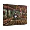 101875-212.jpg Winter Town Urban Christmas Decoration Poster