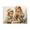 101875-230.jpg Bird And Child Christmas Art Poster