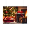 101875-256.jpg Christmas Gifts Fireplace Poster