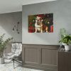 101875-289.jpg English Bulldog Vintage Christmas Poster