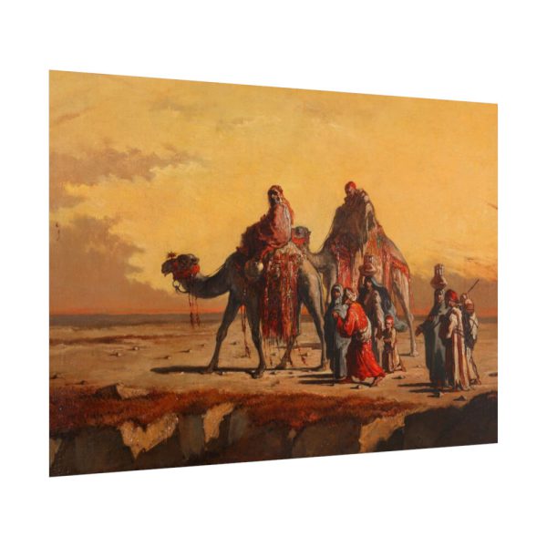 101875-292.jpg Desert Scene by Francisco Lameyer Poster