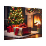 Christmas Gifts, Tree and Fireplace Poster - Image 13