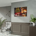 Christmas Gifts, Tree and Fireplace Poster - Image 15
