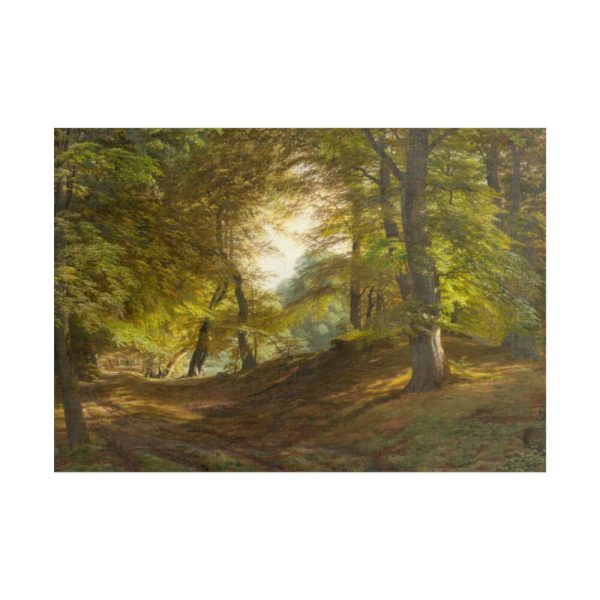 101875-30.jpg The Interior of a Forest by Godtfred Rump Poster