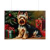 101875-301.jpg Yorkshire Terrier Vintage Christmas Poster