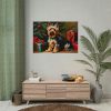 101875-303.jpg Yorkshire Terrier Vintage Christmas Poster