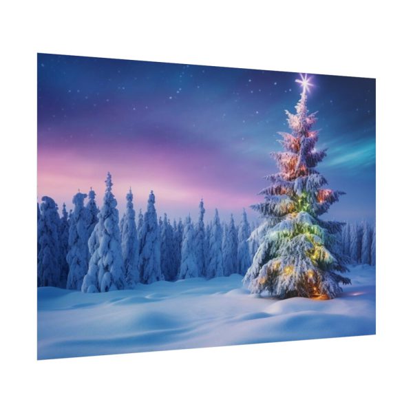 101875-317.jpg Christmas Tree Outside Poster