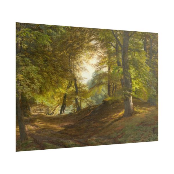 101875-32.jpg The Interior of a Forest by Godtfred Rump Poster