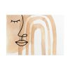 101875-350.jpg Boho Rainbow Line Art Face Poster