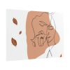 101875-387.jpg Abstract Shape With Autumn Leaves Poster