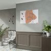 101875-389.jpg Abstract Shape With Autumn Leaves Poster