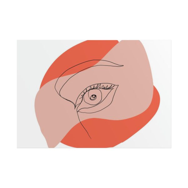 101875-405.jpg Abstract Line Art Eye Poster