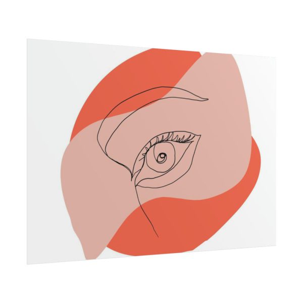 101875-407.jpg Abstract Line Art Eye Poster