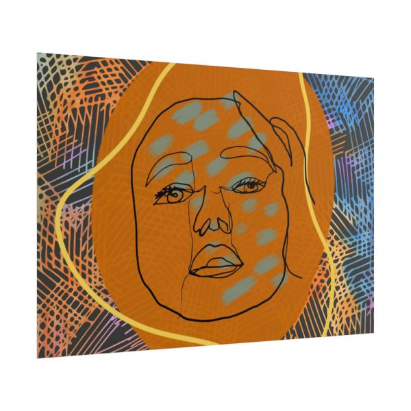 101875-442.jpg Abstract Minimalist Face Poster