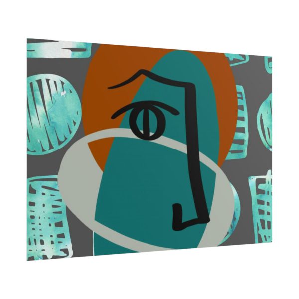 101875-447.jpg Picasso Style Face Poster