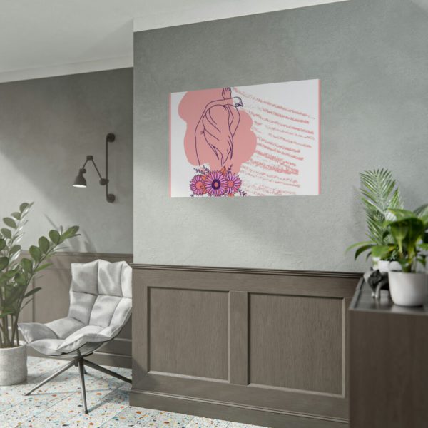 101875-469.jpg Pink Abstract Shapes and a Pink Poster