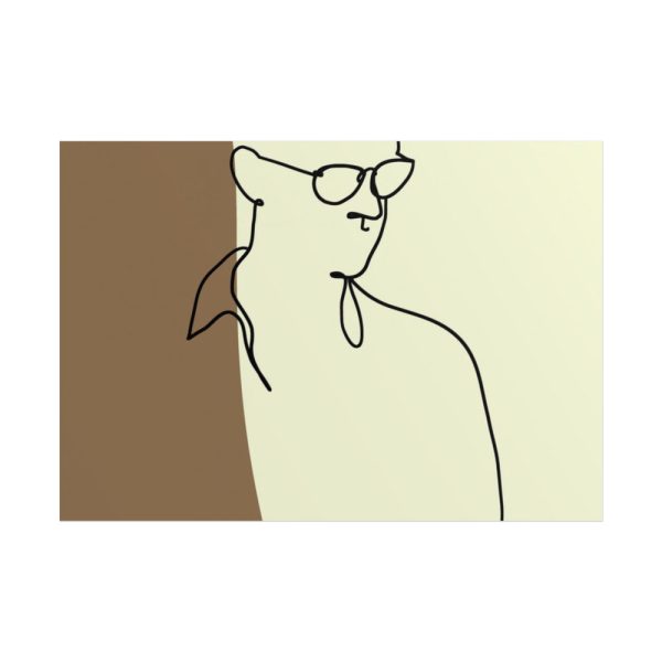 101875-470.jpg Man Holding a Cup of Coffee Poster