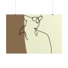 101875-471.jpg Man Holding a Cup of Coffee Poster