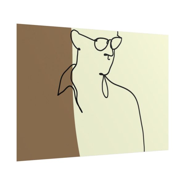101875-472.jpg Man Holding a Cup of Coffee Poster