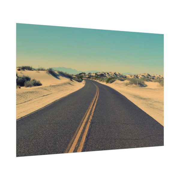 101875-482.jpg Road In A Desert Poster