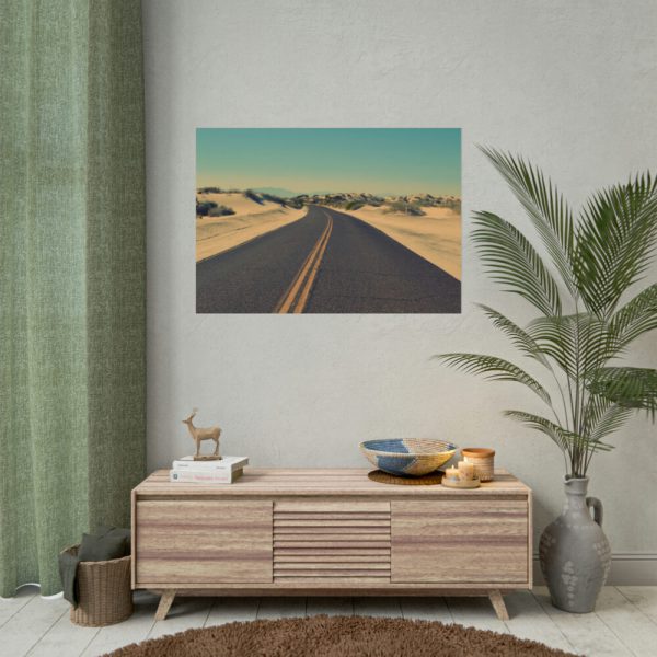 101875-483.jpg Road In A Desert Poster