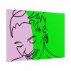 101875-487.jpg Woman Smiling and Looking Down Poster