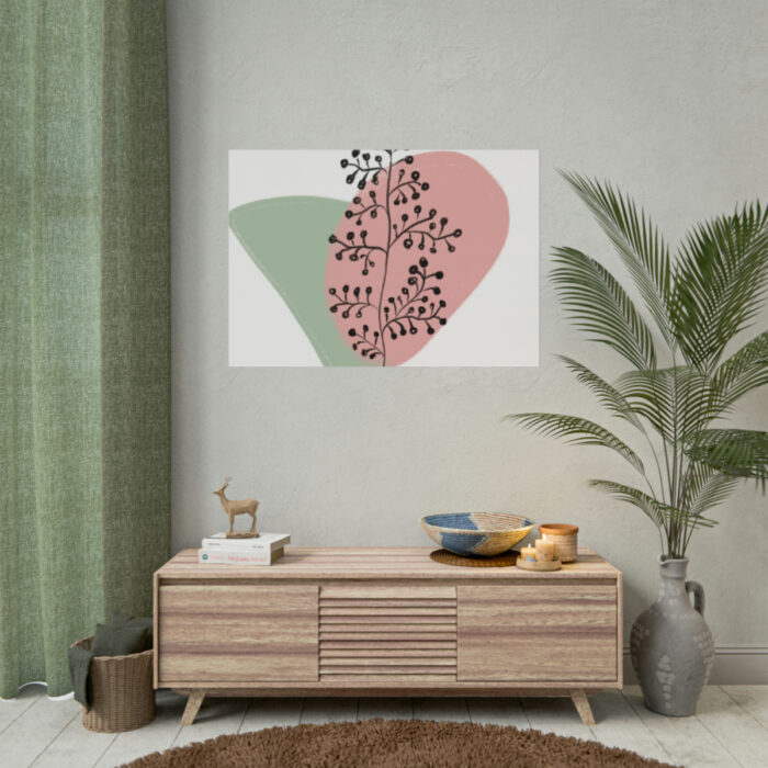 Abstract Shapes With a Plant Poster - Image 14