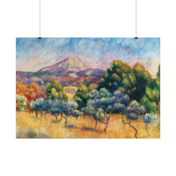 101875-51.jpg Montagne Sainte-Victoire by Pierre-Auguste Renoir Poster