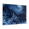 Moon in Mountains Poster