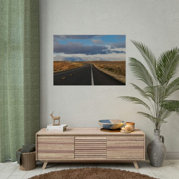 101875-538.jpg Highway In Arizona Desert Poster
