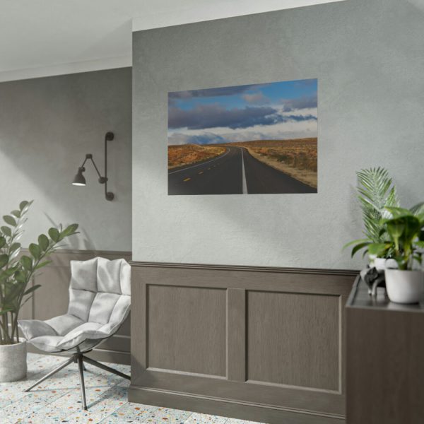 101875-539.jpg Highway In Arizona Desert Poster