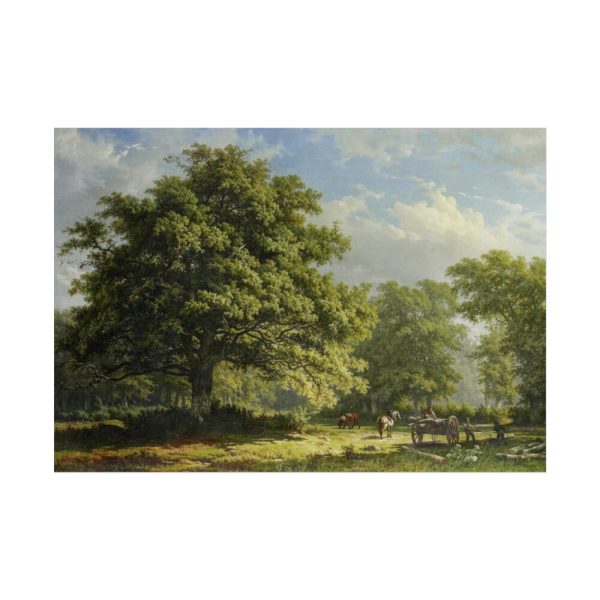 101875-55.jpg View in the Bentheim Forest by George Andries Roth Poster