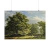 101875-56.jpg View in the Bentheim Forest by George Andries Roth Poster